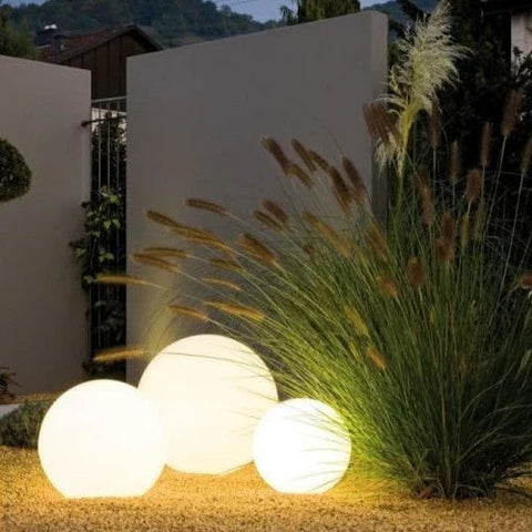 Lampa GlowSphere | Kula Ogrodowa LED | Sterowanie Pilotem | 16 Kolorów