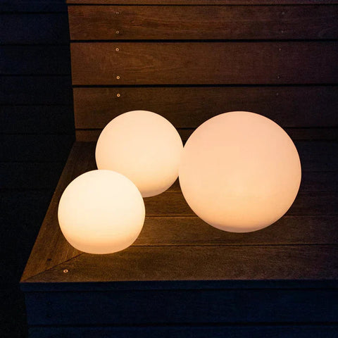 Lampa GlowSphere | Kula Ogrodowa LED | Sterowanie Pilotem | 16 Kolorów