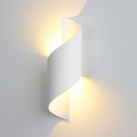 TwistGlow Lampa Ścienna LED | Nowoczesna Lampa Zewnętrzna | Wodoodporna IP65