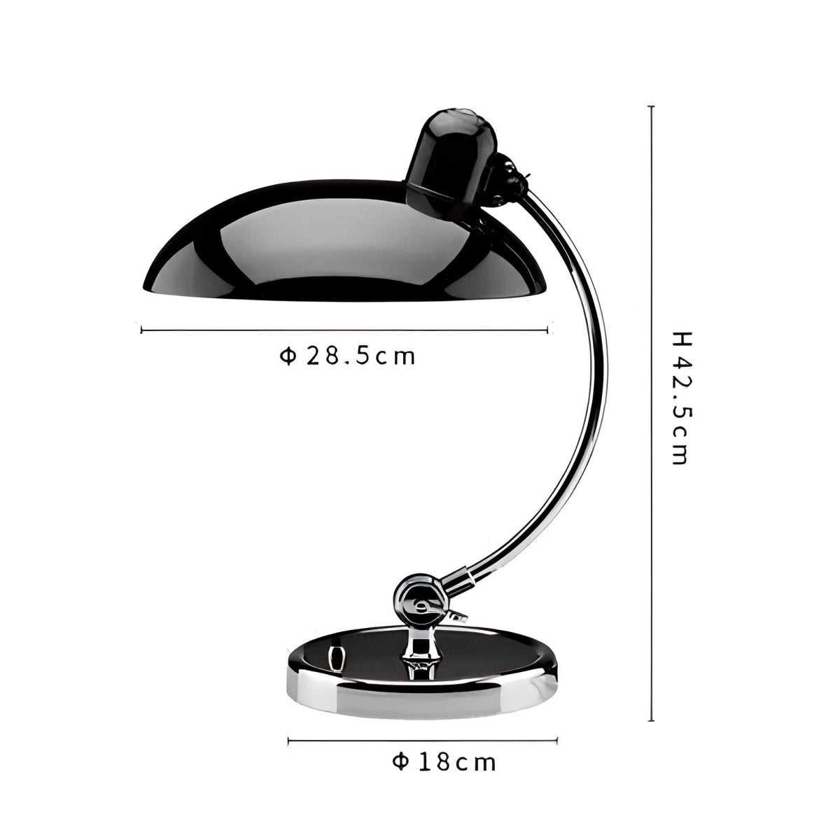 Lampa Biurkowa ArcForm | Nowoczesne Oświetlenie Stołowe | Regulowana Metalowa Konstrukcja