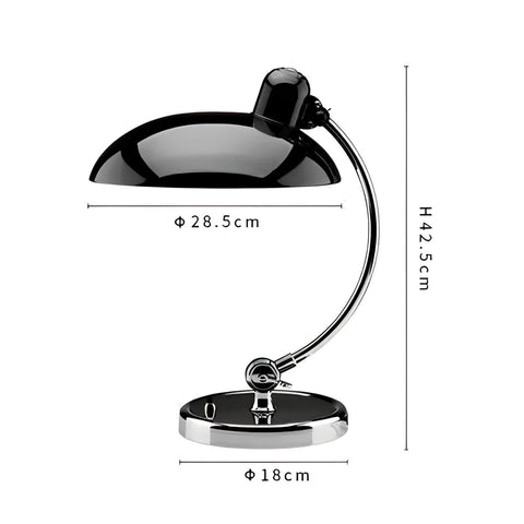 Lampa Biurkowa ArcForm | Nowoczesne Oświetlenie Stołowe | Regulowana Metalowa Konstrukcja