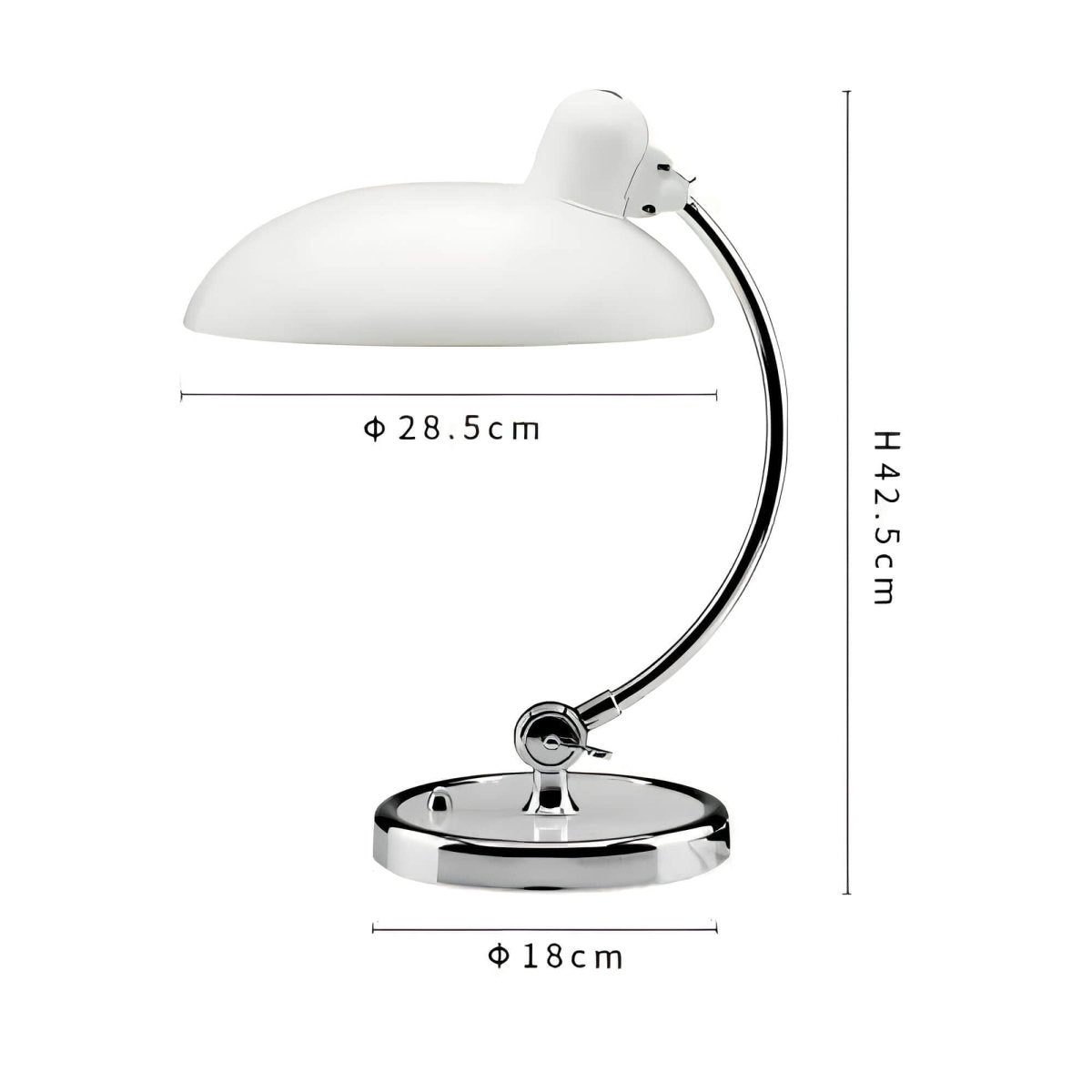 Lampa Biurkowa ArcForm | Nowoczesne Oświetlenie Stołowe | Regulowana Metalowa Konstrukcja