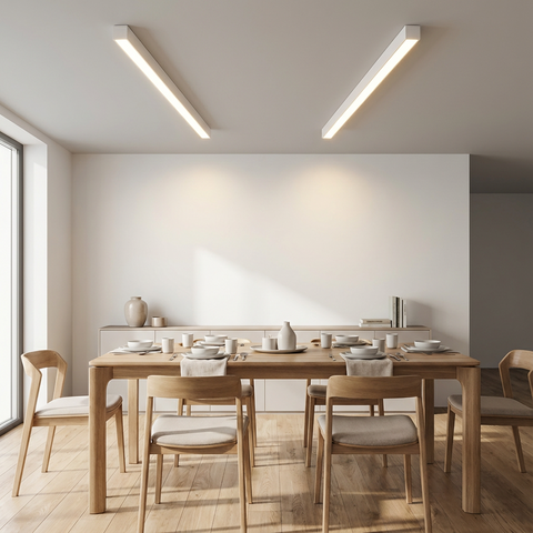 Linea Alto | Lampa sufitowa liniowa | Wbudowane LED